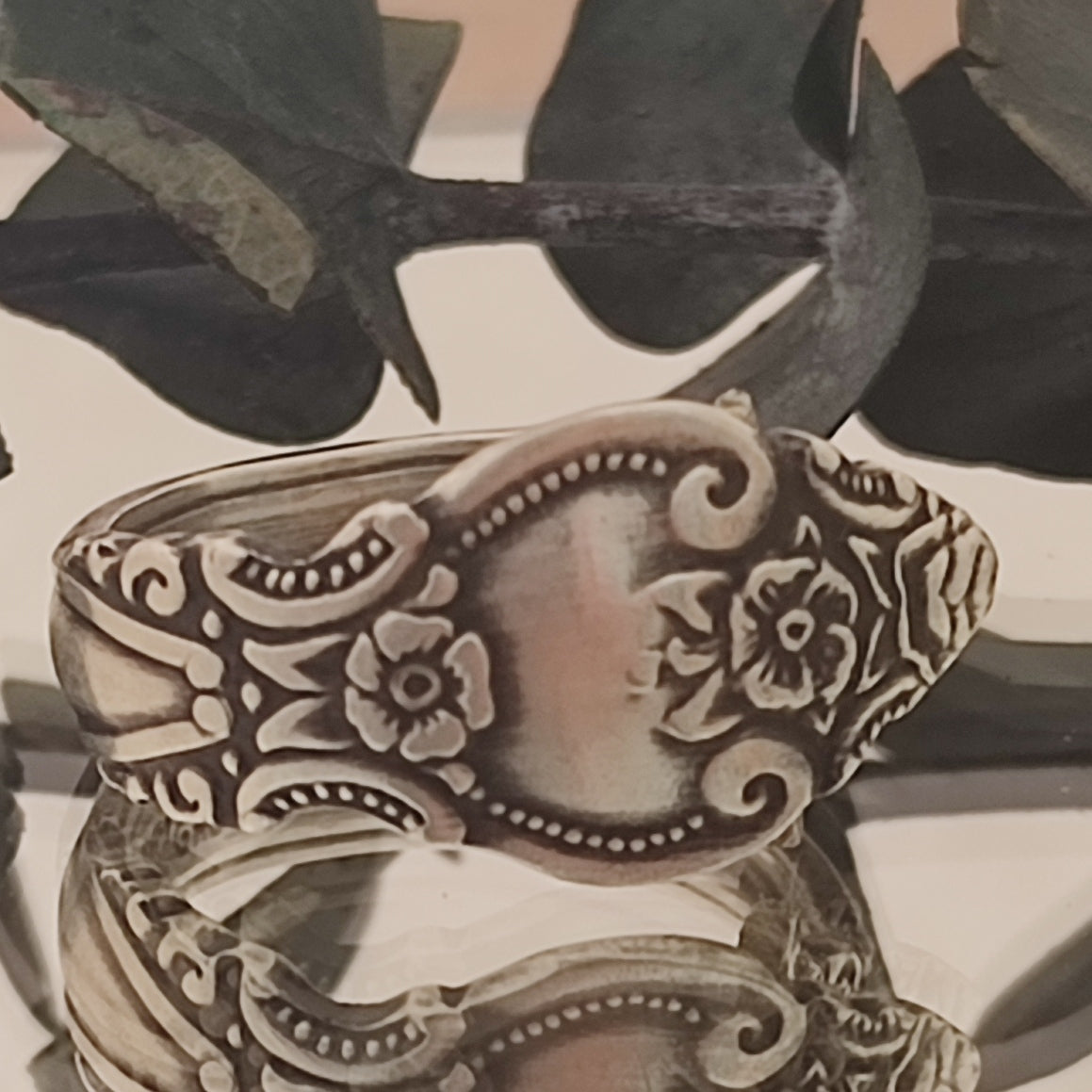 The regal pair - Spoon rings for a couple