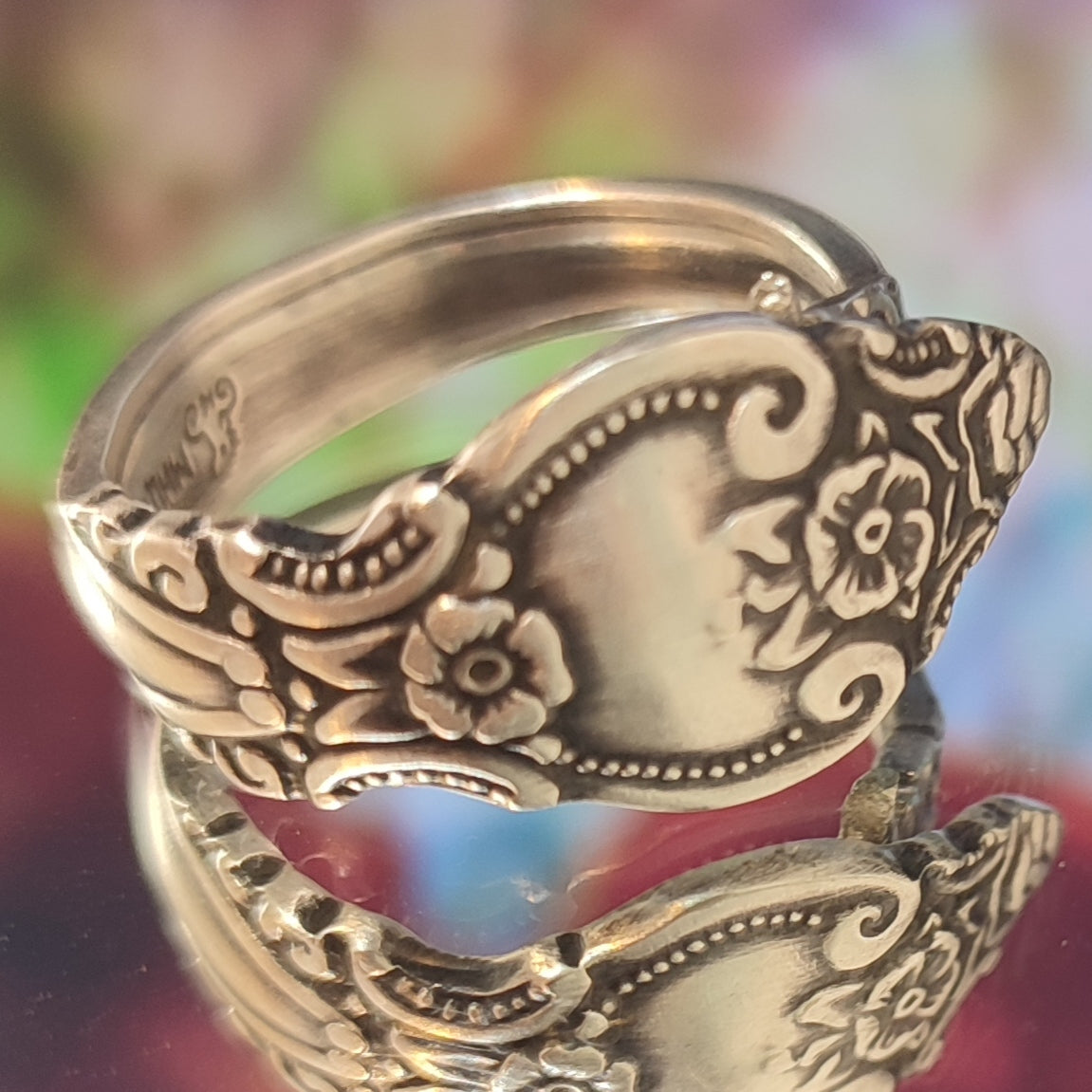 The regal pair - Spoon rings for a couple
