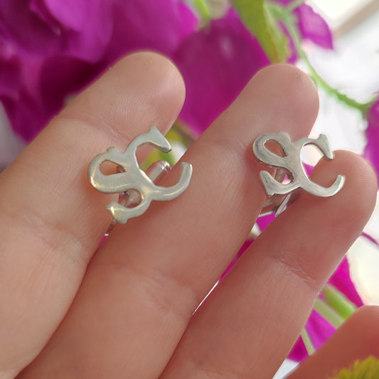 Bespoke Handcrafted Initial Cufflinks