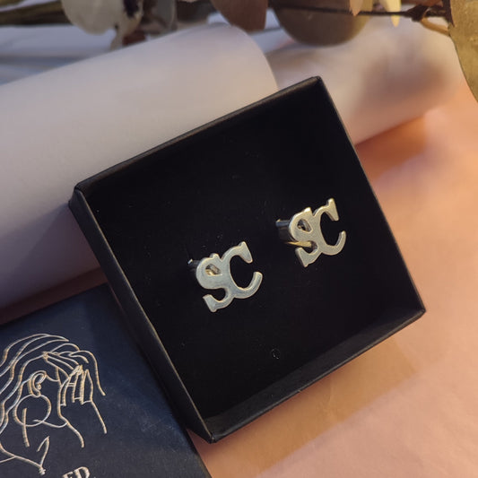 Bespoke Handcrafted Initial Cufflinks