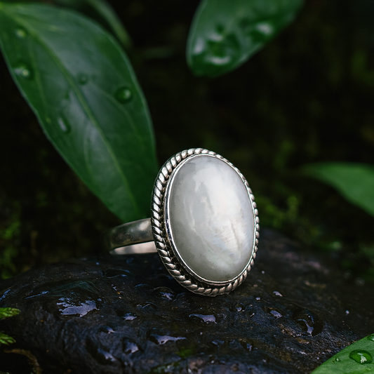 La Luna- Moonstone rings