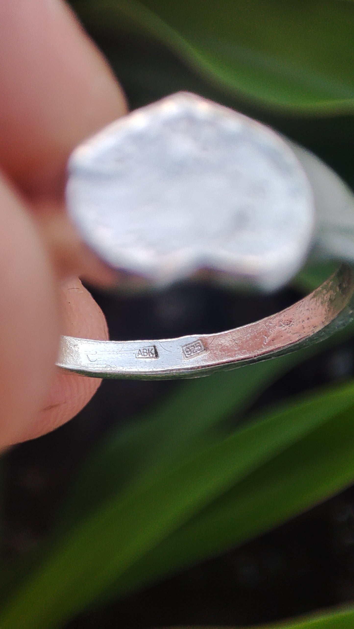 Custom Fingerprint or Paw Print Ring – Sterling Silver