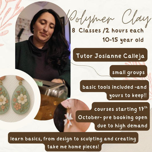 Polymer clay workshop 10-15 year olds